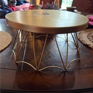 Gold Metal Cake Stand